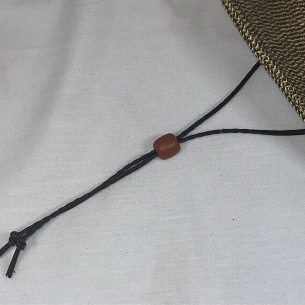 Caribbean Joe Sun Hat w/Chin Strap-Natural Color-one size-Packable-4.5 Inch Brim - Picture 7 of 10